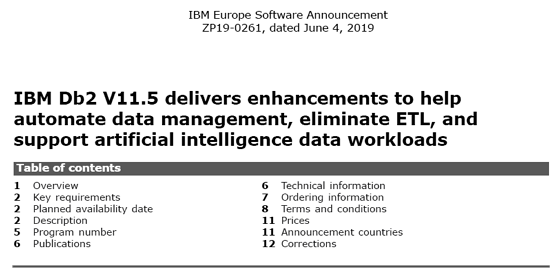 IBM Announcement ENUSZP19-0081